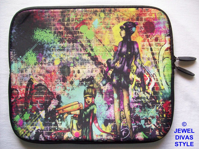 graffiti notebook purse