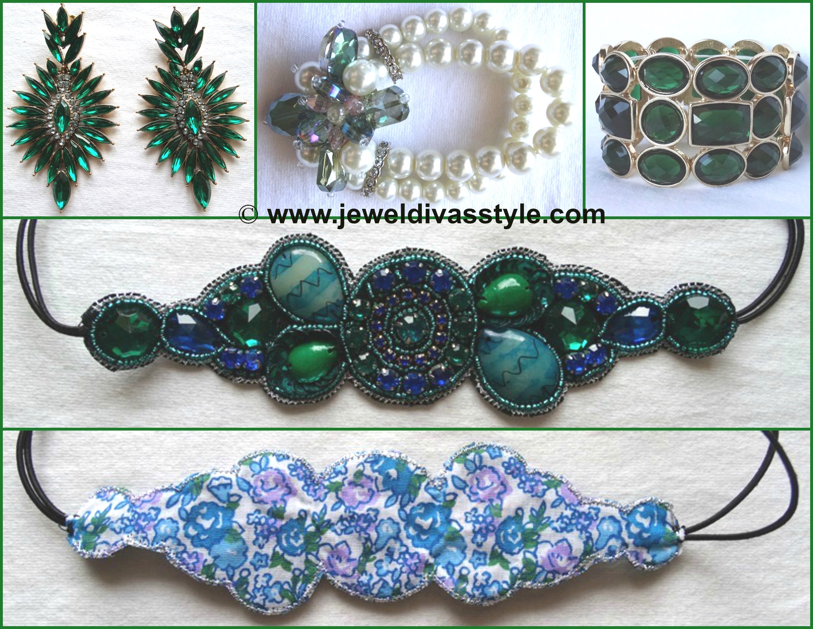 JDS PERSONAL COLLECTION GREEN JEWELS