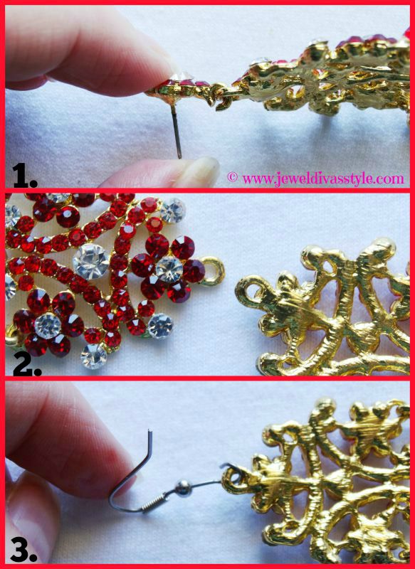 JDS - HOW TO CHANGE YOUR EARRING STUDS TO HOOKS