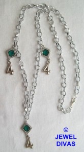 JEWEL DIVAS "LUCKY NUMBERS" FOUR NECKLACE